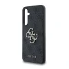 Husa spate Guess PU 4G cu logo metalic pentru Samsung Galaxy A55 5G, gri