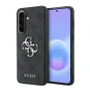 Husa spate Guess PU 4G cu logo metalic pentru Samsung Galaxy A57, gri