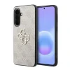 Husa spate Guess PU 4G cu logo metalic pentru Samsung Galaxy A57, roz