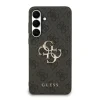 Husa spate Guess PU 4G cu logo metalic pentru Samsung Galaxy S25 FE, gri