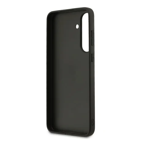 Husa spate Guess PU 4G cu logo metalic pentru Samsung Galaxy S25 FE, gri