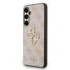 Husa spate Guess PU 4G cu logo metalic pentru Samsung Galaxy S25 FE, roz