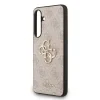 Husa spate Guess PU 4G cu logo metalic pentru Samsung Galaxy S25 FE, roz