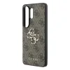 Husa spate Guess PU 4G cu logo metalic pentru Samsung Galaxy S26 Ultra, maro