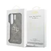 Husa spate Guess PU 4G cu logo metalic pentru Samsung Galaxy S26 Ultra, maro