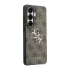 Husa spate Guess PU 4G cu logo metalic pentru Samsung Galaxy S26 Ultra, maro