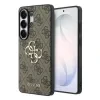 Husa spate Guess PU 4G cu logo metalic pentru Samsung Galaxy S26 Ultra, maro
