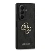 Husă spate Guess PU 4G cu logo metalic pentru Samsung Galaxy Z Fold 7, gri