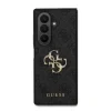 Husă spate Guess PU 4G cu logo metalic pentru Samsung Galaxy Z Fold 7, gri