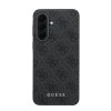 Husa spate Guess PU 4G Metal Classic Logo pentru Samsung Galaxy A37, gri