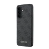 Husa spate Guess PU 4G Metal Classic Logo pentru Samsung Galaxy A37, gri