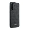 Husa spate Guess PU 4G Metal Classic Logo pentru Samsung Galaxy A37, gri