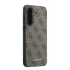 Husa spate Guess PU 4G Metal Classic Logo pentru Samsung Galaxy A37, maro