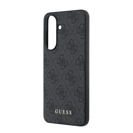 Husa spate Guess PU 4G Metal Classic Logo pentru Samsung Galaxy A57, gri