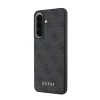Husa spate Guess PU 4G Metal Classic Logo pentru Samsung Galaxy A57, gri