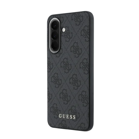 Husa spate Guess PU 4G Metal Classic Logo pentru Samsung Galaxy A57, gri