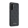 Husa spate Guess PU 4G Metal Classic Logo pentru Samsung Galaxy A57, gri