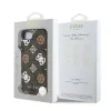 Husa spate Guess PU 4G Peony MagSafe pentru iPhone 16e/17e, maro