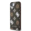 Husa spate Guess PU 4G Peony MagSafe pentru iPhone 16e/17e, maro