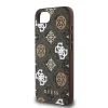 Husa spate Guess PU 4G Peony MagSafe pentru iPhone 16e/17e, maro