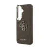 Husa spate Guess PU 4G Resin Metal Logo pentru Samsung Galaxy S26, maro