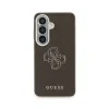 Husa spate Guess PU 4G Resin Metal Logo pentru Samsung Galaxy S26, maro