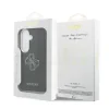 Husa spate Guess PU 4G Resin Metal Logo pentru Samsung Galaxy S26+ Negru