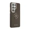 Husa spate Guess PU 4G Resin Metal Logo pentru Samsung Galaxy S26 Ultra, maro