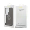 Husa spate Guess PU 4G Resin Metal Logo pentru Samsung Galaxy S26 Ultra, maro
