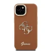 Husă spate Guess PU cu logo 4G, cadru foto, pentru iPhone 13, maro