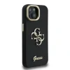 Husă spate Guess PU cu logo 4G, cadru foto, pentru iPhone 13, neagră