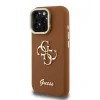 Husă spate Guess PU cu logo 4G, cadru foto, pentru iPhone 15 Pro Max, maro