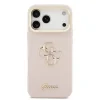Husă spate Guess PU cu logo 4G, cadru foto, pentru iPhone 17 Pro Max, roz