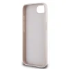 Husa spate Guess PU Fixed Glitter 4G cu logo metalic pentru iPhone 16e/17e, roz