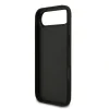Husa spate Guess PU Fixed Glitter 4G cu logo metalic pentru iPhone Air, neagră
