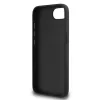 Husa spate Guess PU Fixed Glitter 4G Metal Logo pentru iPhone 16e/17e Negru