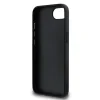 Husă spate Guess PU Grained 4G cu logo metalic pentru iPhone 16e/17e, neagră