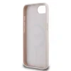 Husă spate Guess PU Grained Classic Logo MagSafe pentru iPhone 16e/17e, roz