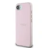Husă spate Guess PU Grained Classic Logo MagSafe pentru iPhone 16e/17e, roz
