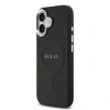 Husa spate Guess PU Saffiano MagSafe pentru iPhone 17 Negru