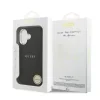 Husa spate Guess PU Saffiano MagSafe pentru iPhone 17 Negru