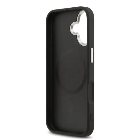 Husa spate Guess PU Saffiano MagSafe pentru iPhone 17 Negru