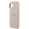 Husă spate Guess PU Saffiano MagSafe pentru iPhone 17 roz