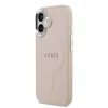 Husă spate Guess PU Saffiano MagSafe pentru iPhone 17 roz