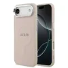 Husa spate Guess PU Saffiano MagSafe pentru iPhone Air, roz