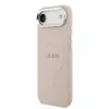Husa spate Guess PU Saffiano MagSafe pentru iPhone Air, roz