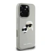 Husă spate Karl Lagerfeld 3D Rubber Double Heads pentru iPhone 16 Pro Max, bej