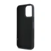 Husă spate Karl Lagerfeld cu logo sclipici 3D din cauciuc pentru iPhone 15 Pro Max, neagră