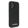 Husă spate Karl Lagerfeld cu model matlasat din PU pentru iPhone 16, neagră