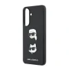 Husa spate Karl Lagerfeld din silicon lichid, model Karl and Choupette, neagră, pentru Samsung Galaxy A57